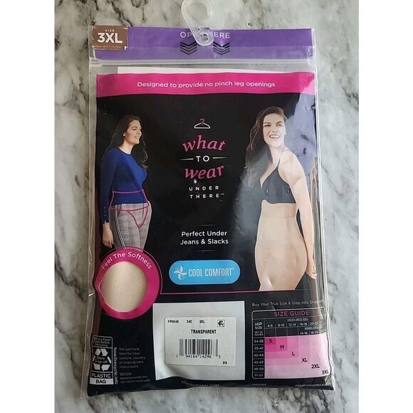 Maidenform Womens Shaping Thong Underwear 3XL Beige waistband Cool Comfort New - Picture 6 of 11